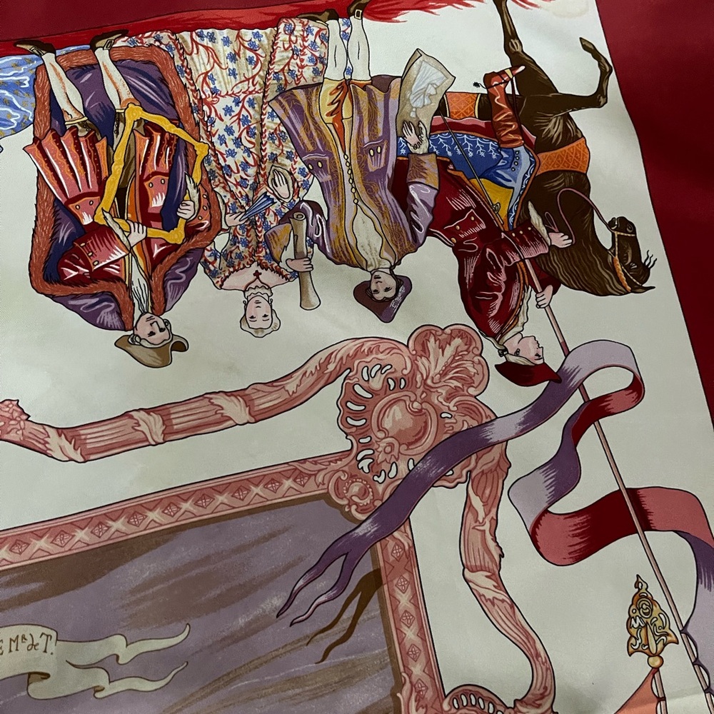 COPY - Hermès Turqveries En L’Honneur De Mr Le T. Silk Scarf. - Picture 16 of 16